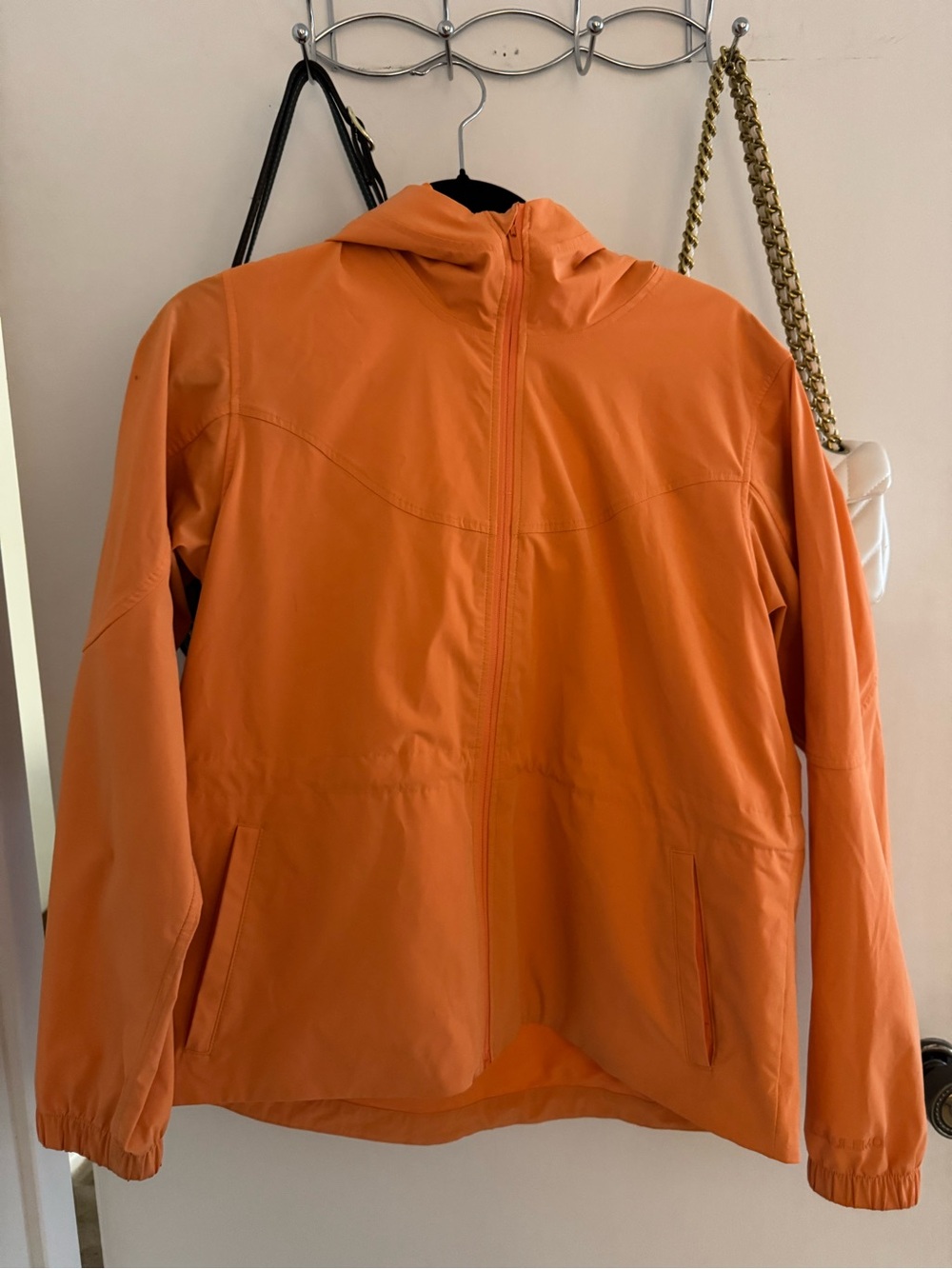lululemon athletica Orange Hooded Utility Jacket
